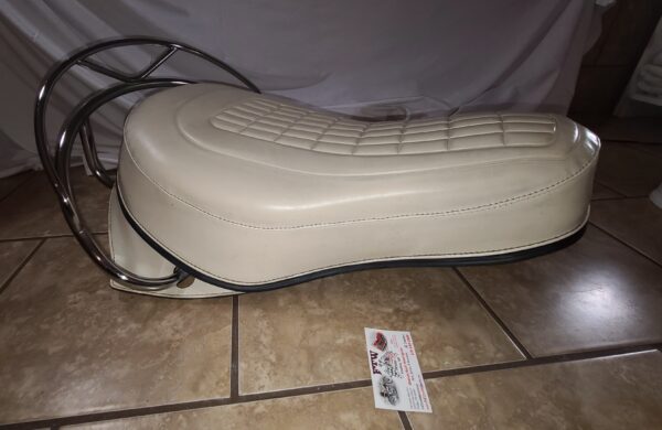 HARLEY DAVIDSON BUDDY SOLO SEAT PANHEAD KNUCKLEHEAD FLATHEAD WITH GRAB RAIL & SPRINGS - Image 16