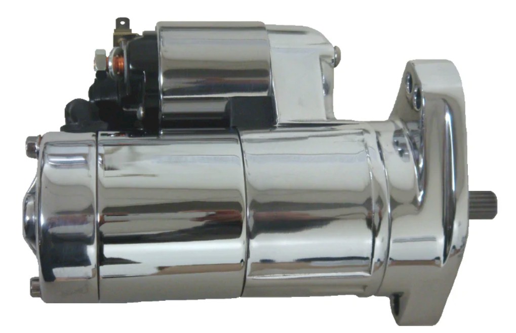 COMPU-FIRE 53700 CHROME GEN 3 STARTER FITS 90-06 BT HARLEY & REG; MODELS (EXCEPT 2006 DYNA)