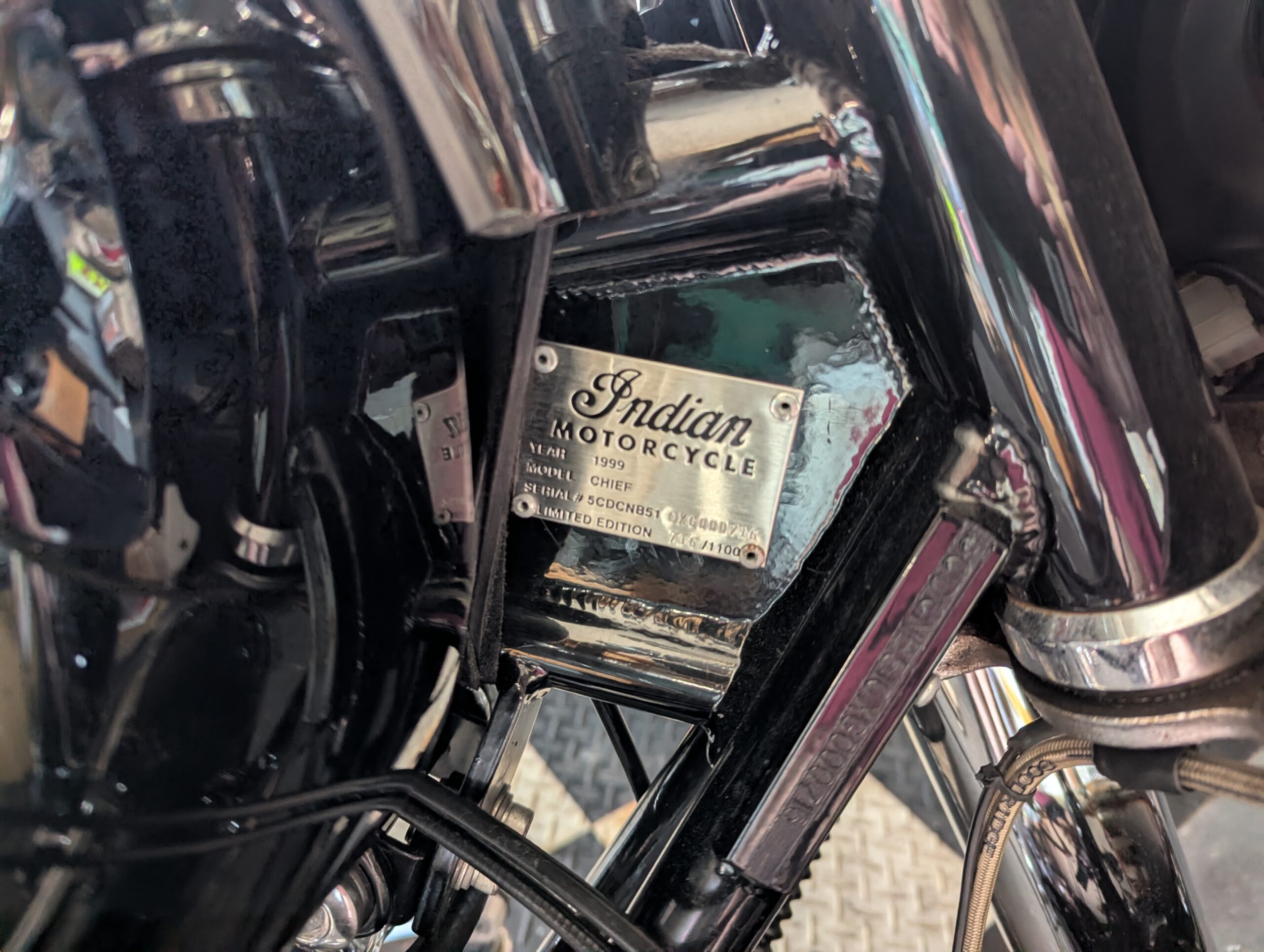1999 INDIAN CHIEF GILROY MOTORCYCLE LIMITED EDITION - Image 17